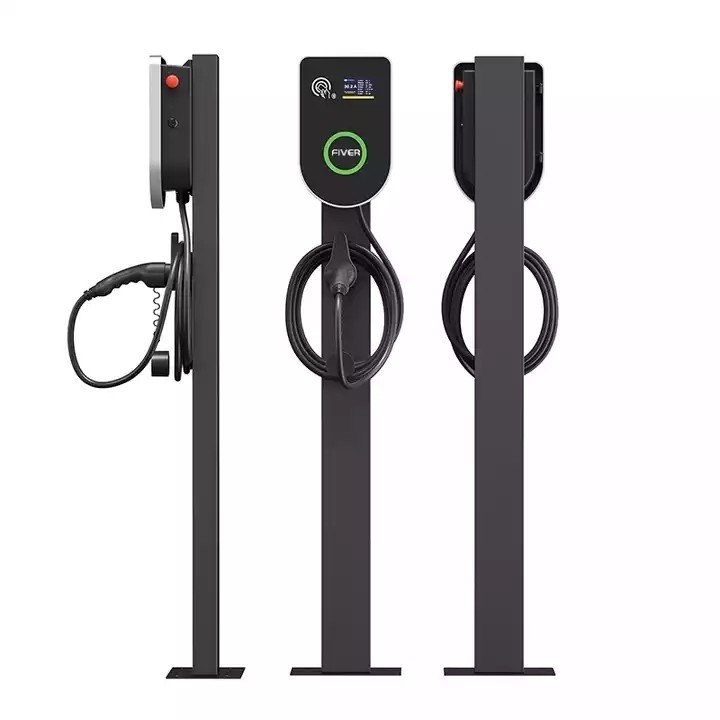 32A Level 2 Public Commercial EV Charging Station With OCPP 1.6 Wifi 4G