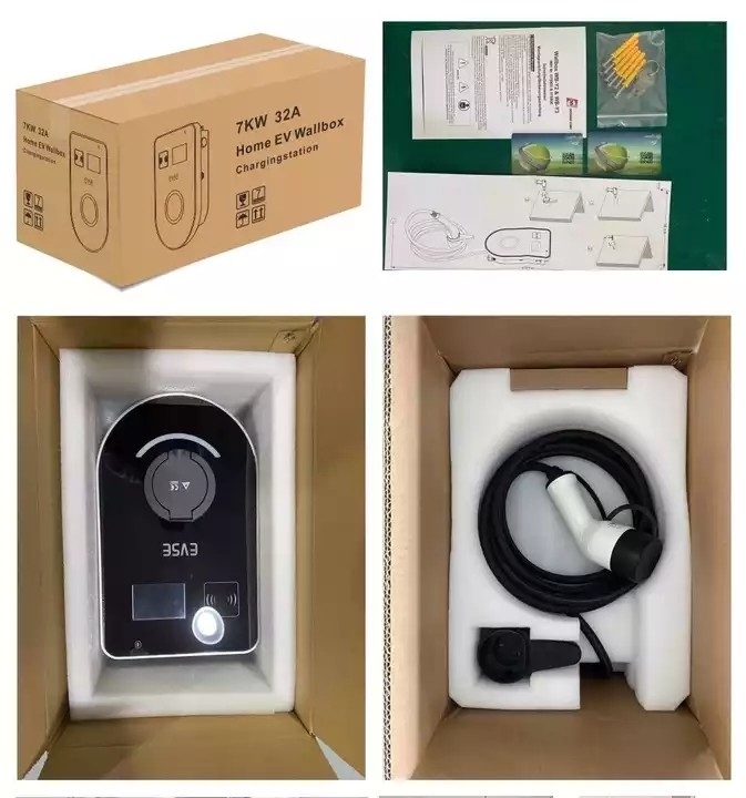 32A Level 2 Public Commercial EV Charging Station With OCPP 1.6 Wifi 4G