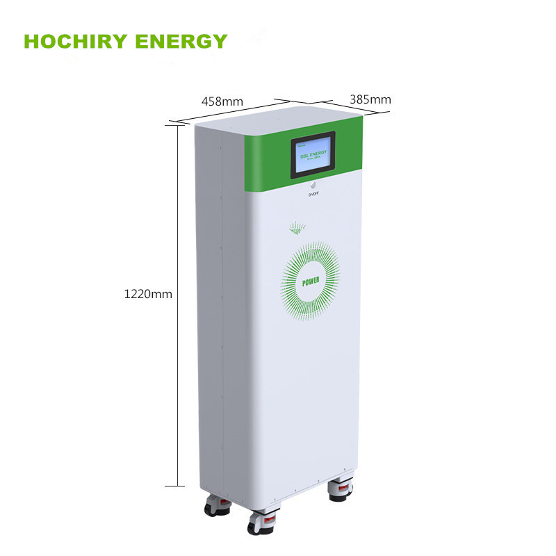 Off Grid Home Solar System Lithium Battery Cabinet 6500 Cycle Life 48V 400Ah 20Kwh