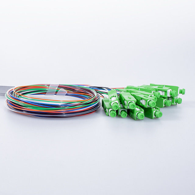 PSM 1X16 Fiber Optic PLC Splitter 0.9mm Optical Steel Tube Mini Type