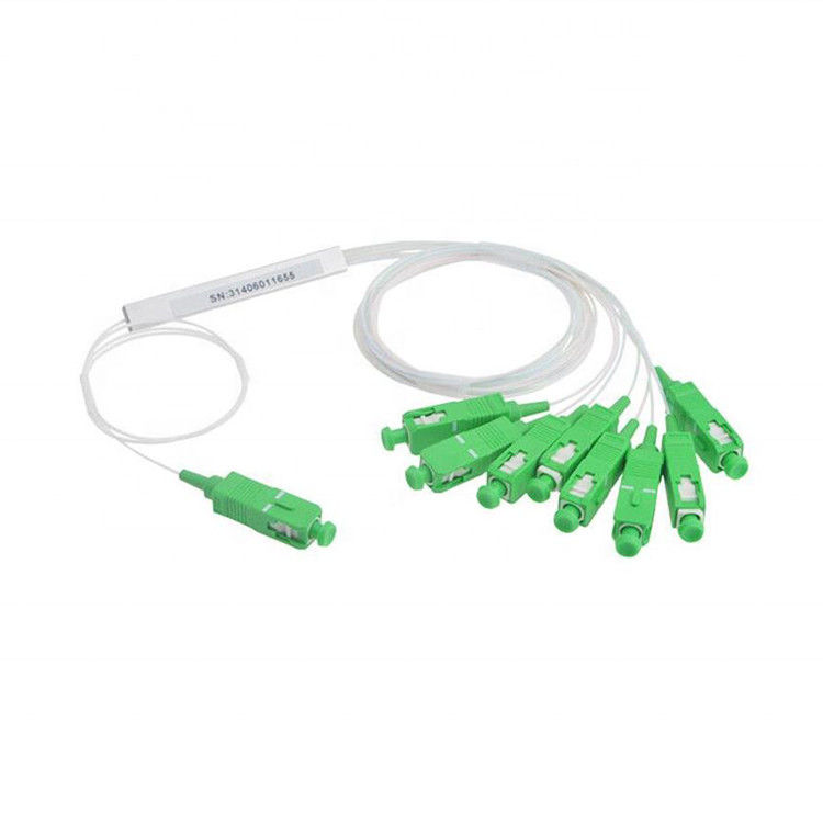PSM 1X16 Fiber Optic PLC Splitter 0.9mm Optical Steel Tube Mini Type