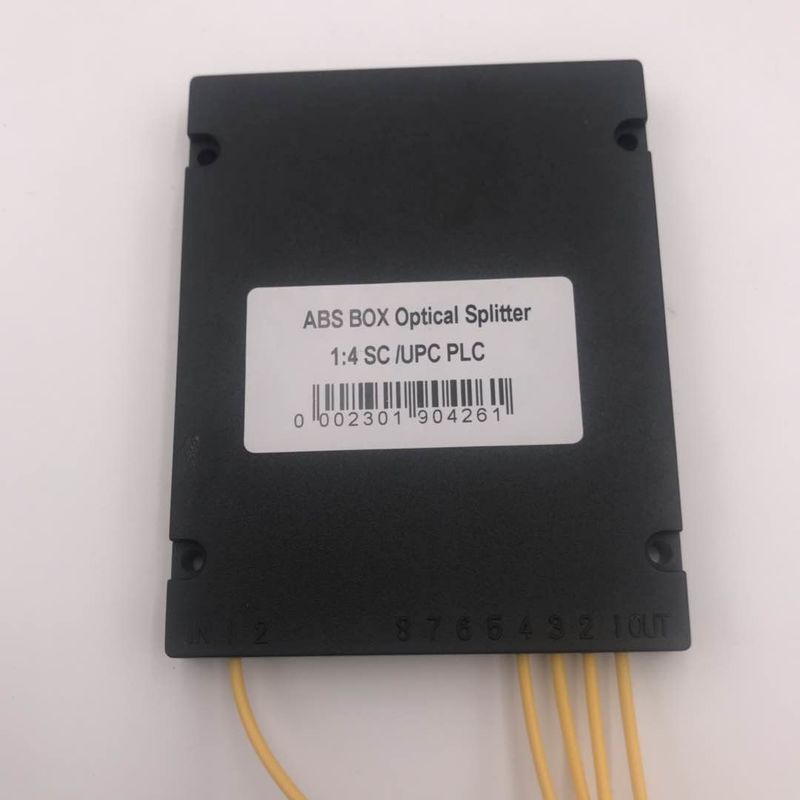 EPON GPON Fiber Optic PLC Splitter 1 * 4 Low insertion loss with connector