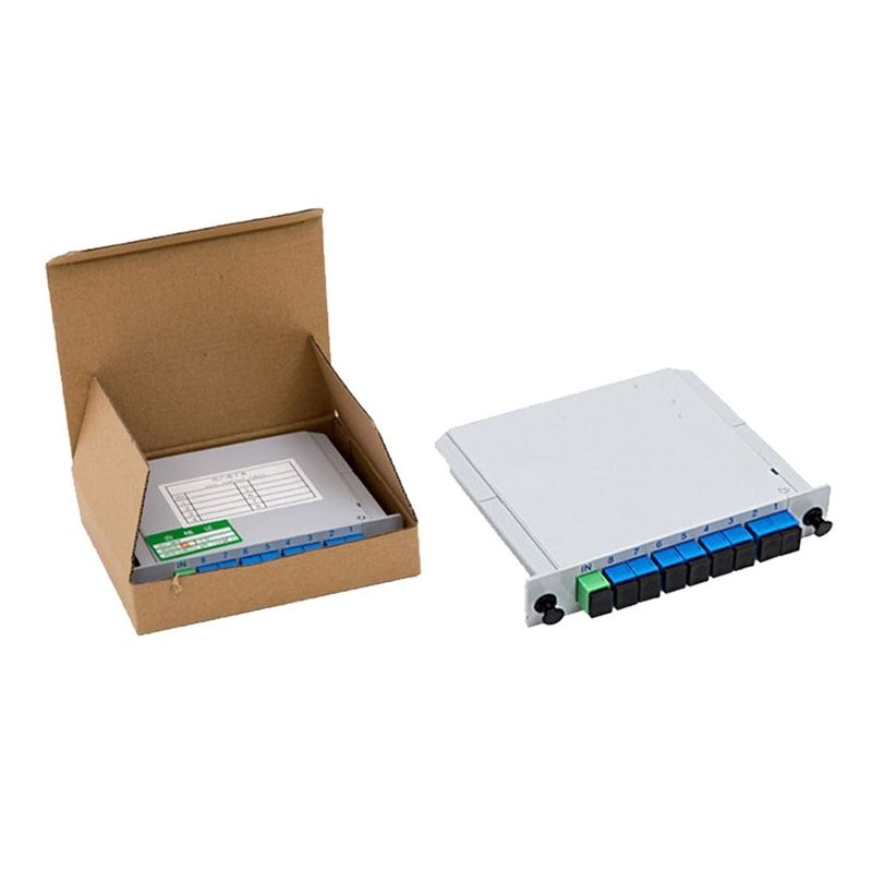 Compact SC APC LGX PLC Splitter Insert Cassette Type DIN 1X16-PLC