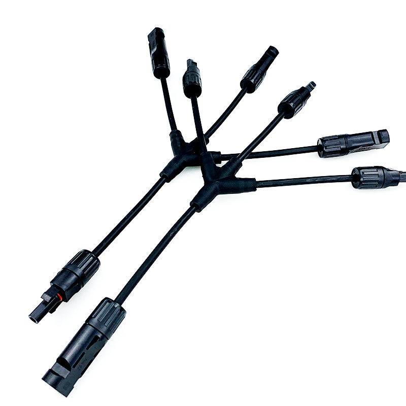 3 To 1 MC4 Connector Multi Branch Quick Assembling for Power Station