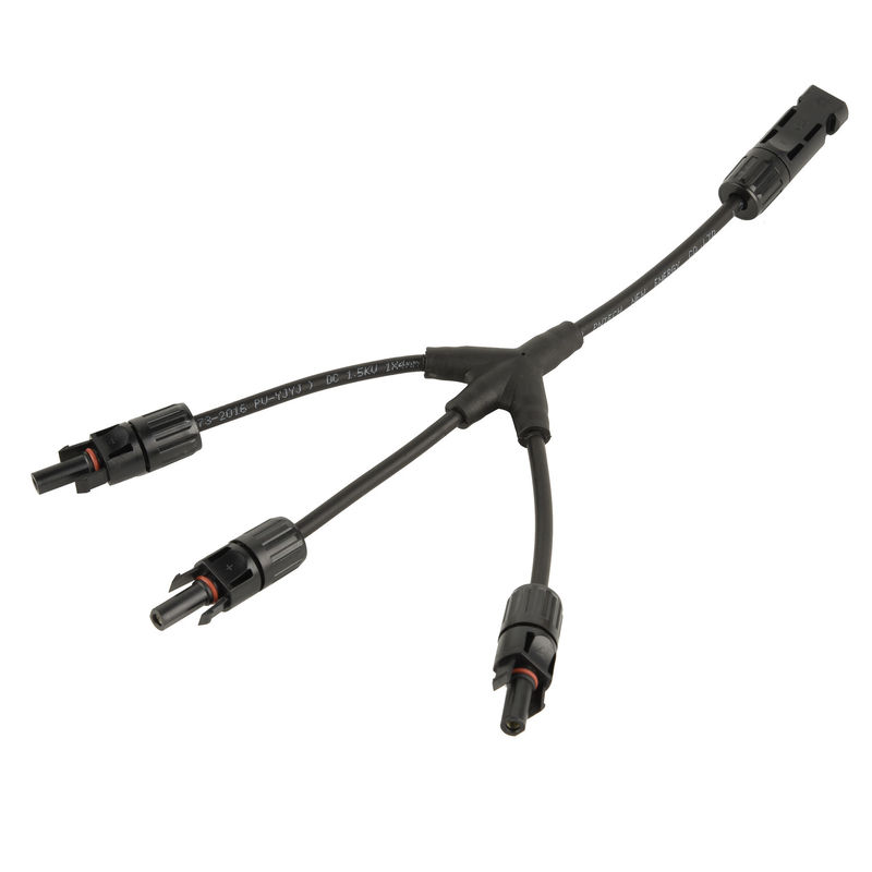 3 To 1 MC4 Connector Multi Branch Quick Assembling for Power Station