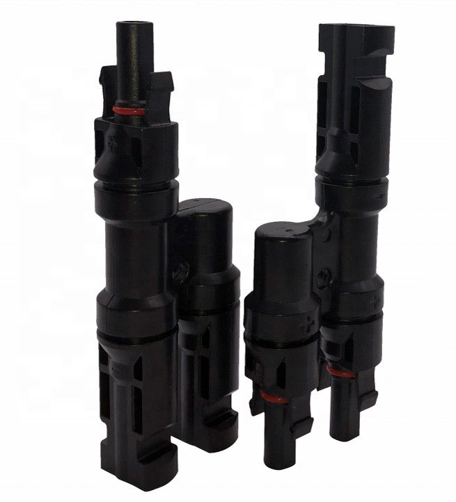 T Type 2 To 1 Solar PV Connector 1000V / 1500V IP68 For Solar Power System