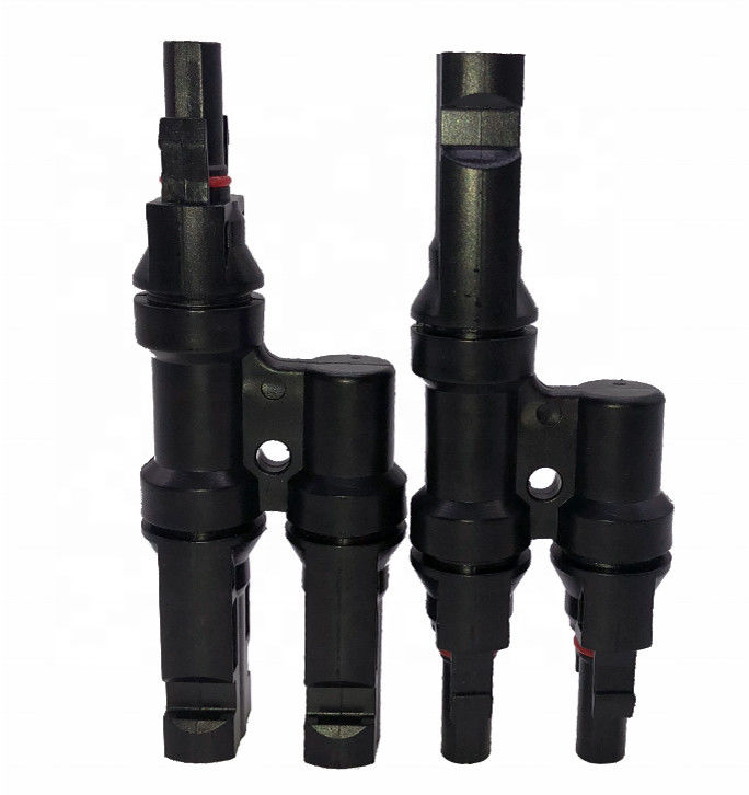 T Type 2 To 1 Solar PV Connector 1000V / 1500V IP68 For Solar Power System