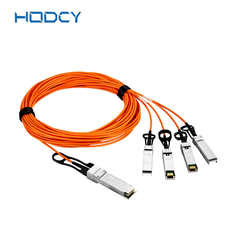 MPO To MPO Fiber Optic Patch Cord 12F LSZH OM3 1260 - 1650nm Wavelength