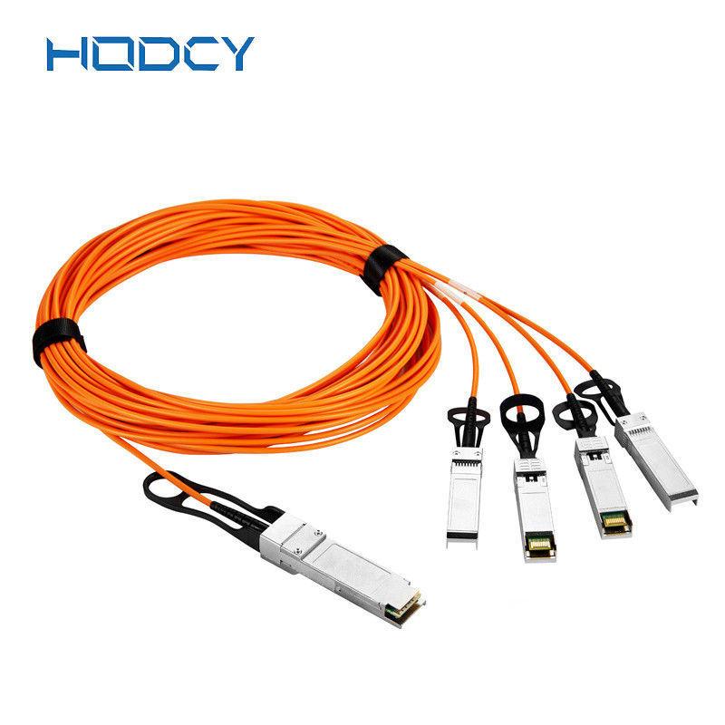 MPO To MPO Fiber Optic Patch Cord 12F LSZH OM3 1260 - 1650nm Wavelength