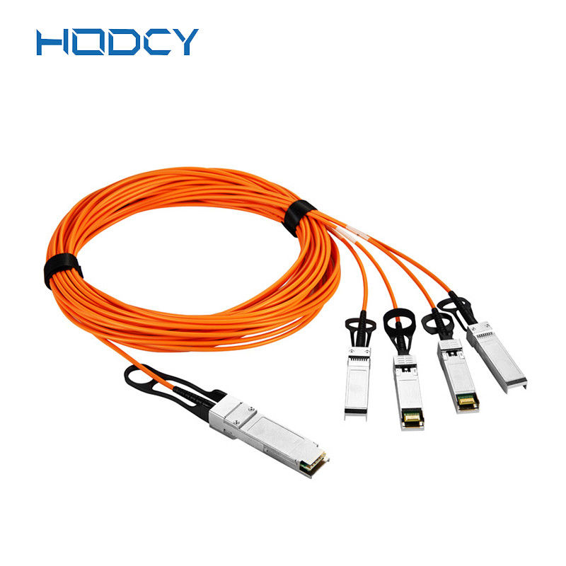 MPO To MPO Fiber Optic Patch Cord 12F LSZH OM3 1260 - 1650nm Wavelength