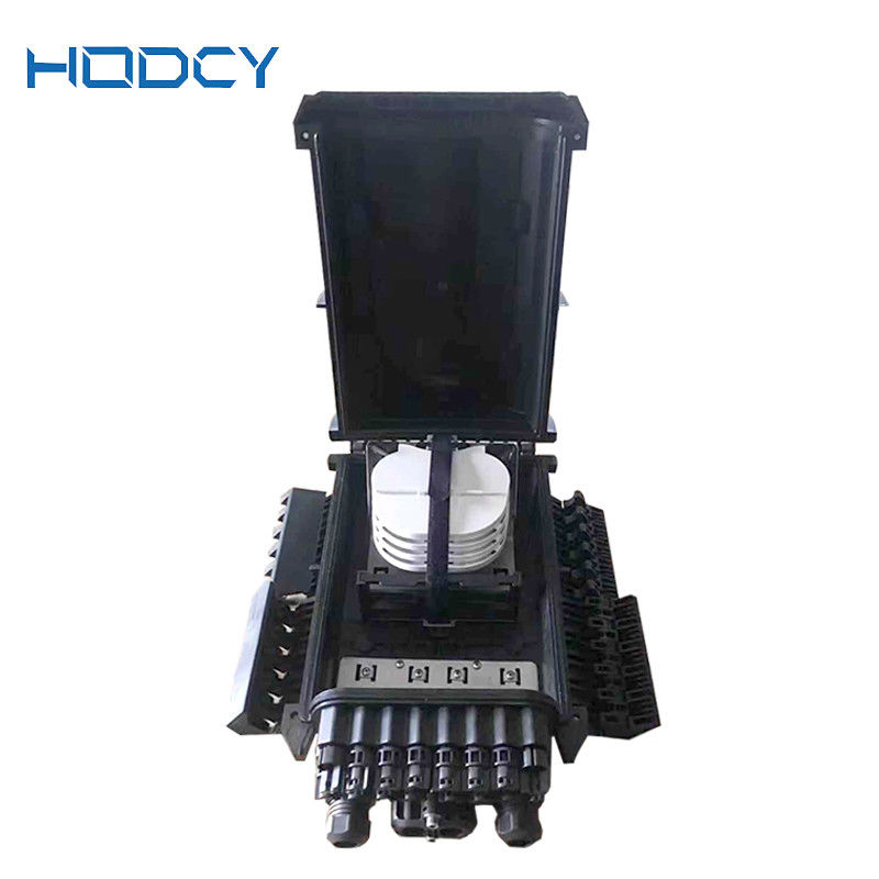 Horizontal IP68 Fiber Optical Splice Closure 288 core Cable Distribution Box For FTTH