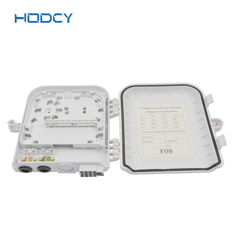 FTTH 8 Ports Fiber Optic Distribution Box 1:8 Outdoor Wall Mounting PLC Splitter