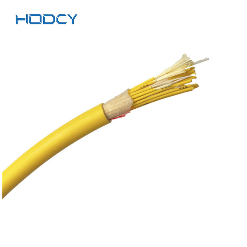 OS2 SingleMode Indoor Fiber Optic Cable GJFJV 1-12cores Loose Tube Structure