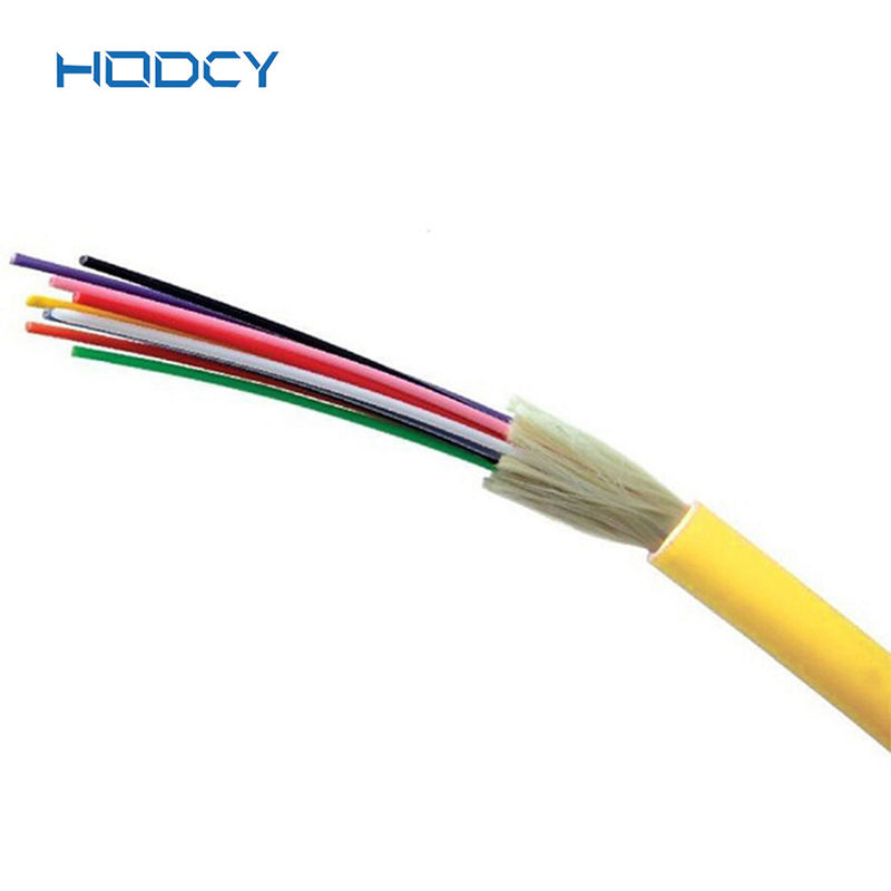 OS2 SingleMode Indoor Fiber Optic Cable GJFJV 1-12cores Loose Tube Structure