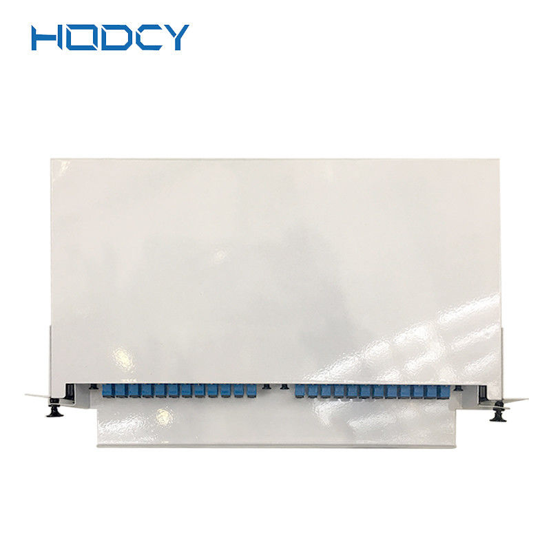 Wall Mounted Fiber Optic Patch Panel 48 cores SMC For Outdoor Telecom Cabinet