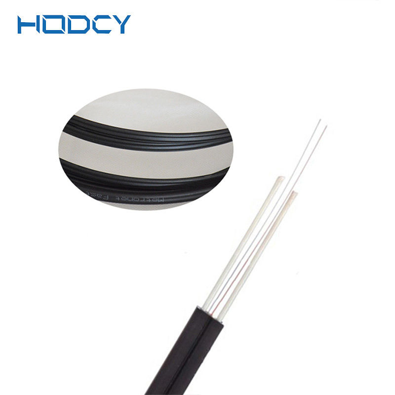 FTTH Outdoor Drop Cable Patch Cord , Aerial Self Supporting Fiber Optic Cable
