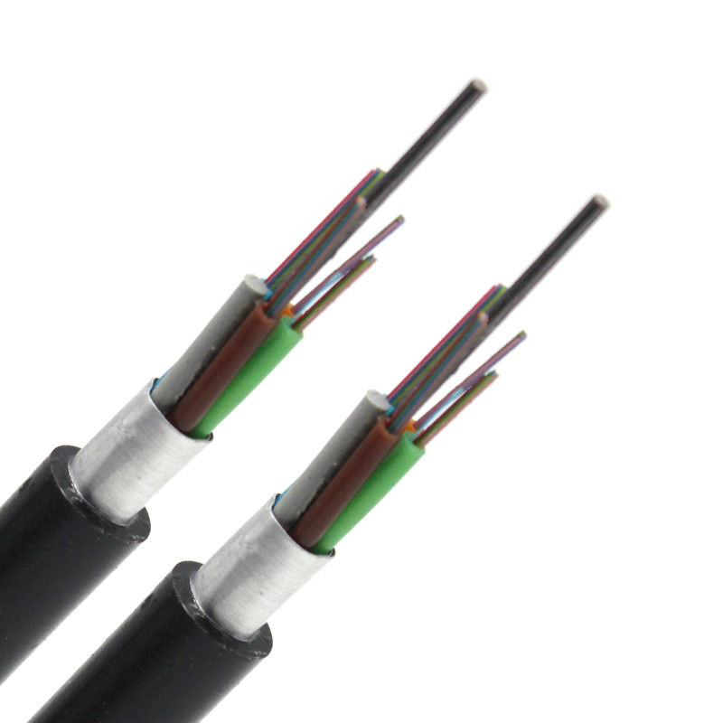 GYTA 12 Core Single Mode Armoured Fiber Optic Cable With PE Jacket
