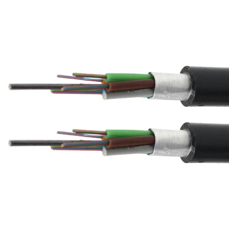 GYTA 12 Core Single Mode Armoured Fiber Optic Cable With PE Jacket