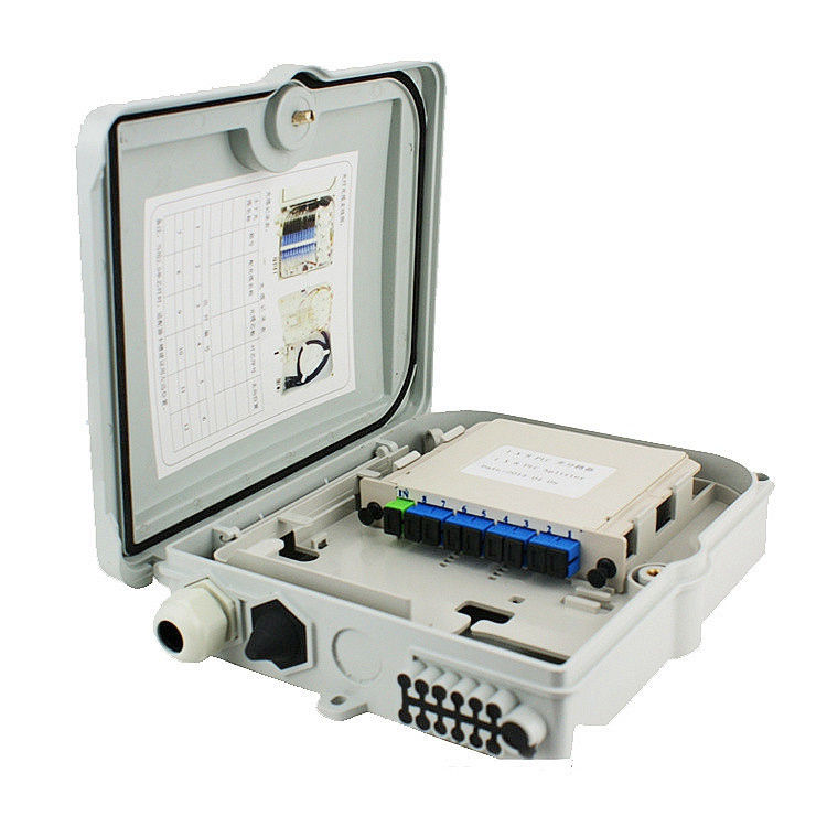 FDB Equipment FTTH Distribution Terminal Box , 24 Core Fiber Optic Splitter Box