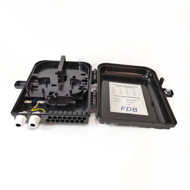 Hochiry Network Fiber Optic Distribution Box Waterproof IP65 16 Core 260mm*210mm*90mm