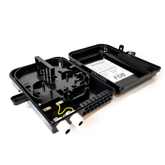 Hochiry Network Fiber Optic Distribution Box Waterproof IP65 16 Core 260mm*210mm*90mm
