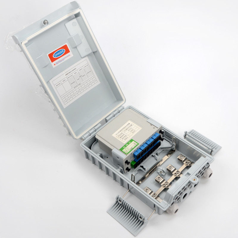 16 Core FTTH Fiber Access Terminal Box Caixa Caja Outdoor Wall With CTO Inline Drop Cable