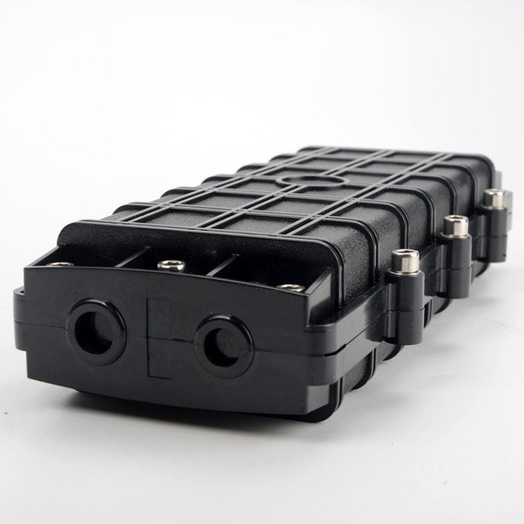 3 In 3 Out Inline 48 Cores Fiber Splice Tray Enclosure , Horizontal Fiber Optic Joint Box 1.5kg