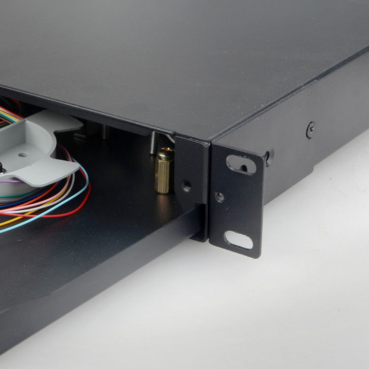 19'' 1U ODF 24 Port SC Fiber Patch Panel Distribution Box SMC IP55
