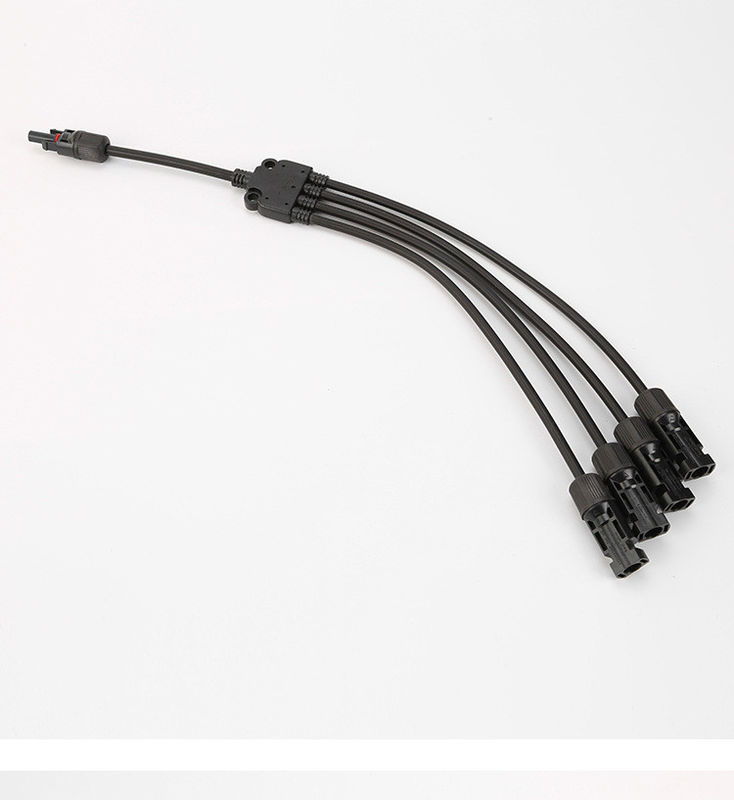 MC4 Y Solar Branch Connector 1 To 4 IP68 For Power Generation