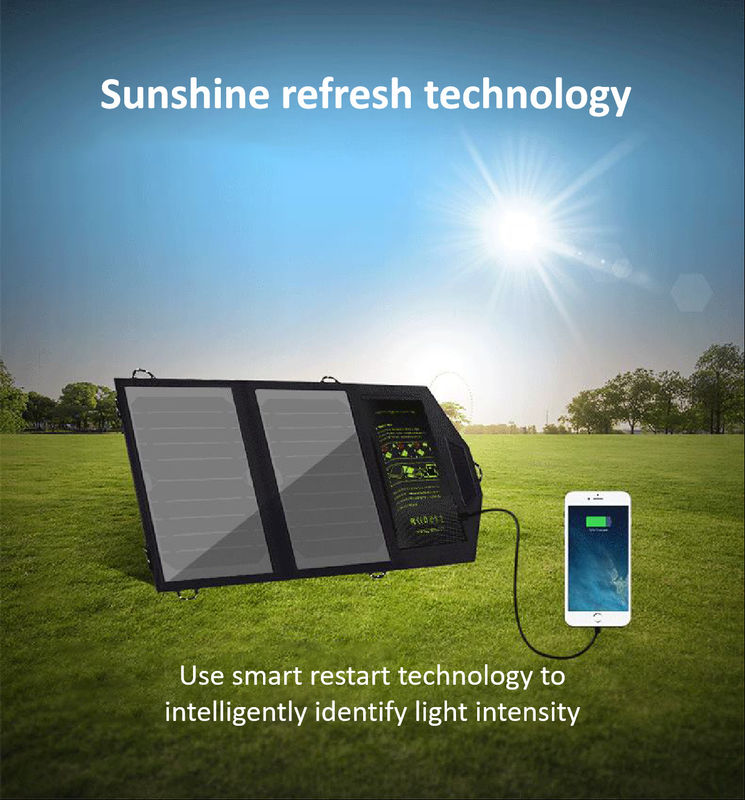 Outdoor Folding Solar PV Panel Mobile Phone Charger Portable 5V 10W 300g