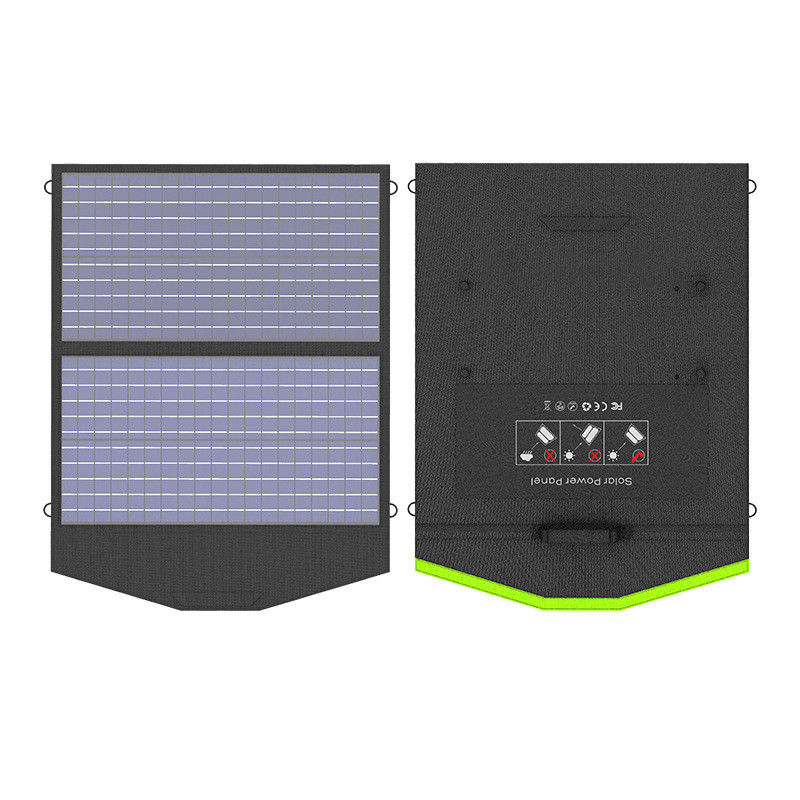 Foldable Portable Solar PV Panel Charger 60W Waterproof Solar Power Bank 18VDC 3A