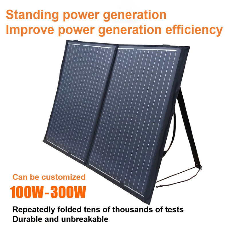 Waterproof Solar PV Panel Charger Dual 100w 5V 2.1A USB Portable 2 Folding