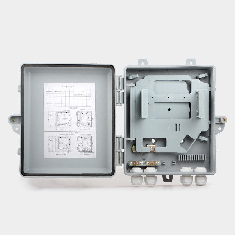 IP65 Waterproof Fiber Optic Distribution Box FTTH 12 Core Outdoor Fiber Terminal Box