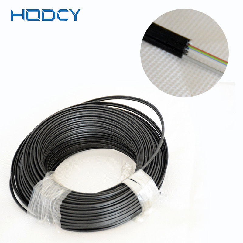 Outdoor 1 2 Core FTTH Drop Cable G657A1 1 Fiber With Connector