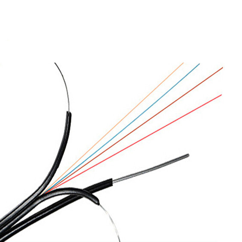 Outdoor FTTH Drop Fiber Optic Cable 2km G657A1 LSZH Flat Type Single Mode