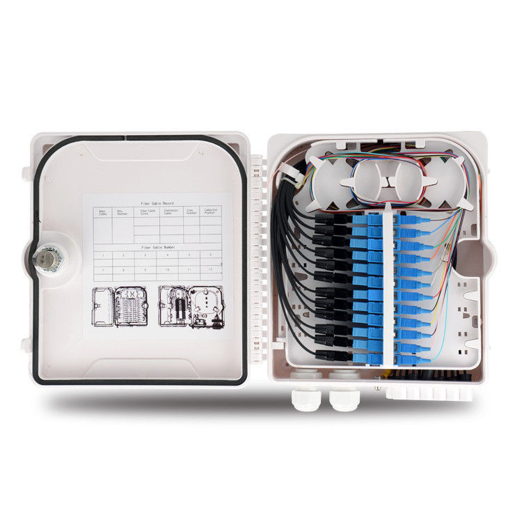 Wall Mounting Optical Fiber Distribution Box 4core 12core 24core 48core 1.8KG