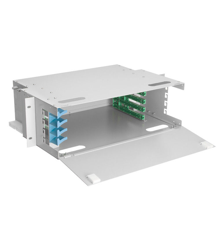 144 12 96 24 Core SC ODF Fiber Distribution Panel  IP55 48 Port
