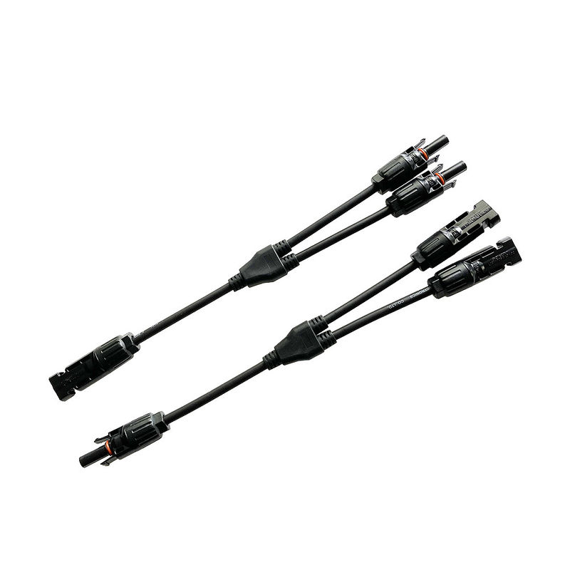 Male Female Solar PV Connector / IP67 MC4 2 To 1 Connector UL Approved