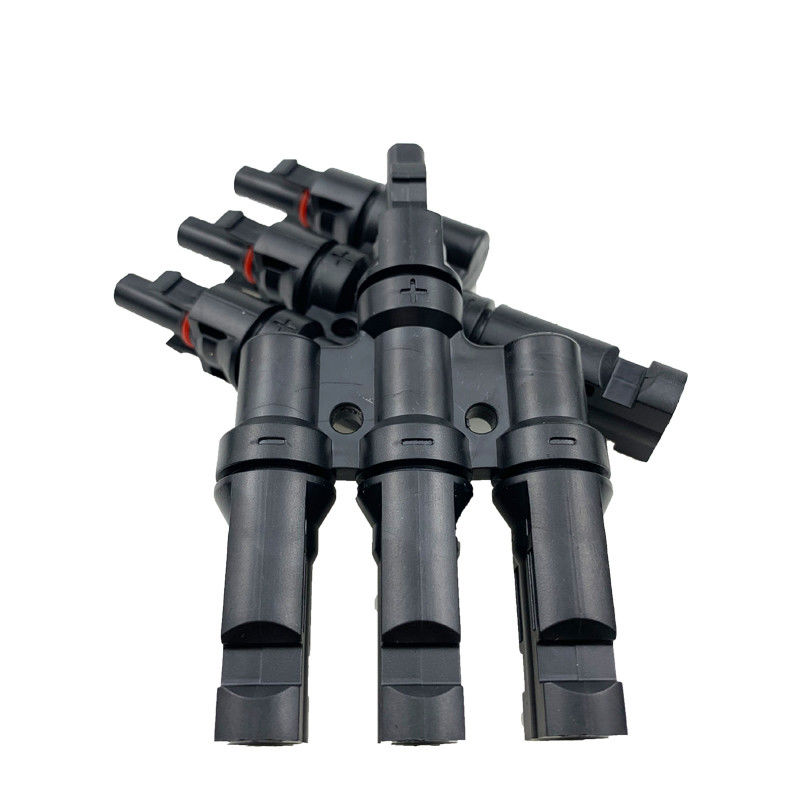 Waterproof Solar PV Connector T Type 3 To 1 T Branch TUV Certified