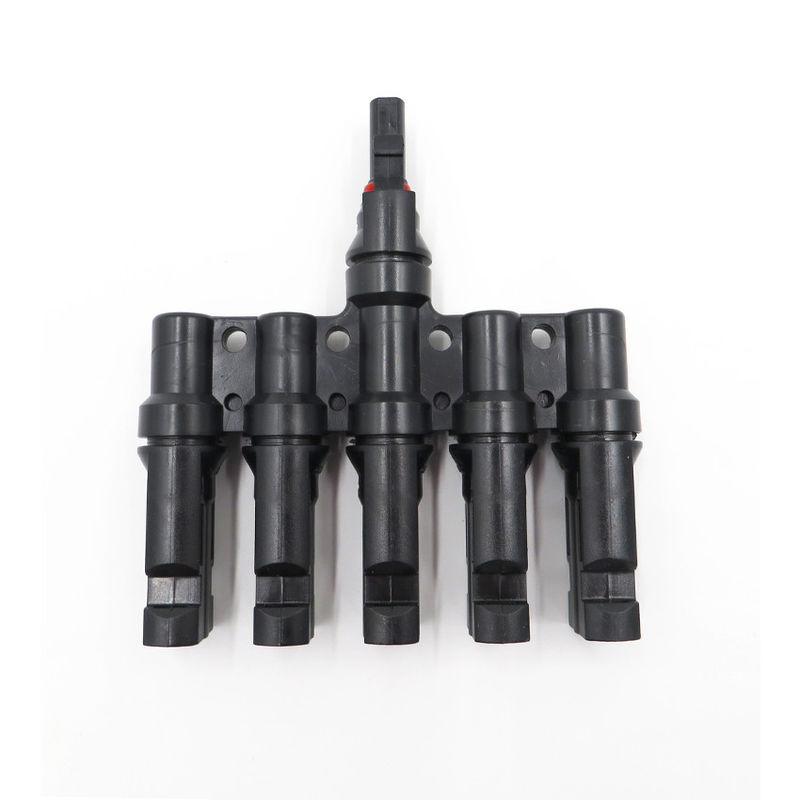 Male And Female Cable Connector 30A 1000V MC4 T Branch Solar Panel Connector