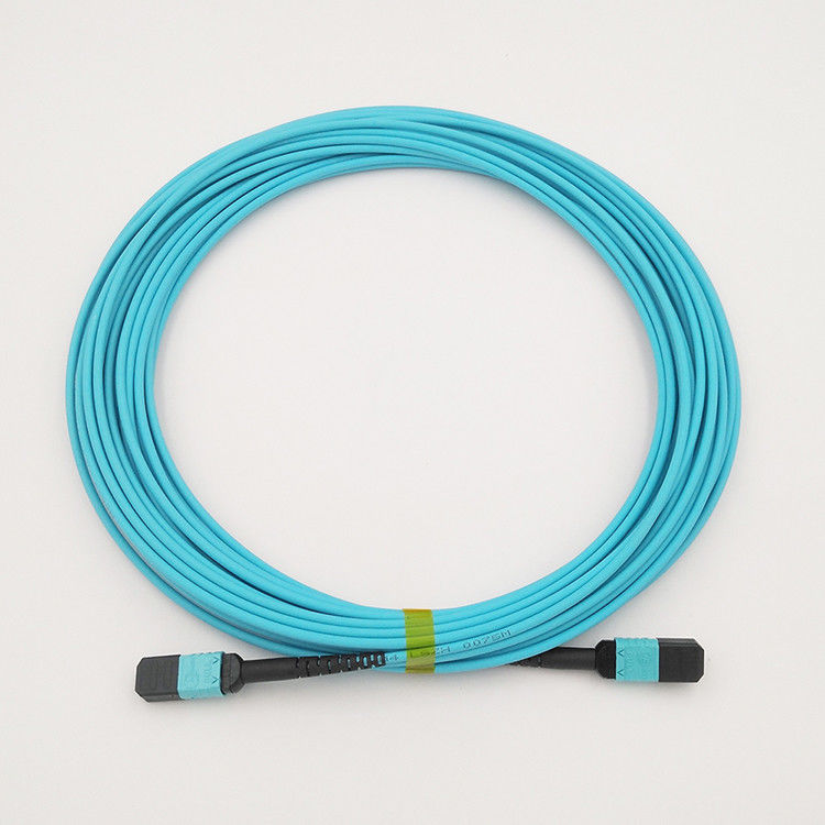 Hochiry MPO / MTP Trunk Cable 12 Fibers Type B Multimode OM4 Fiber Patch Cord