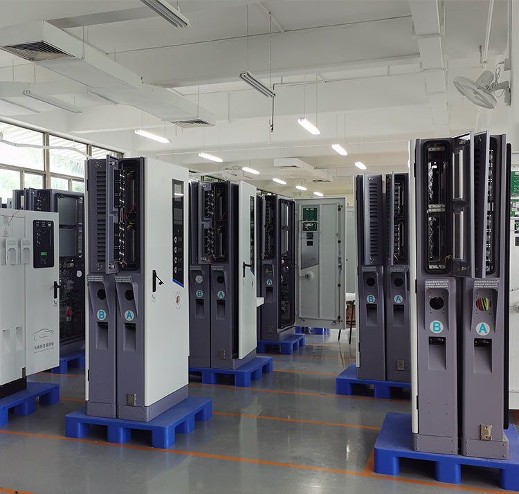 IP55 Floor Stand EV Car Charging Station DC Fast Charging Station High Efficiency