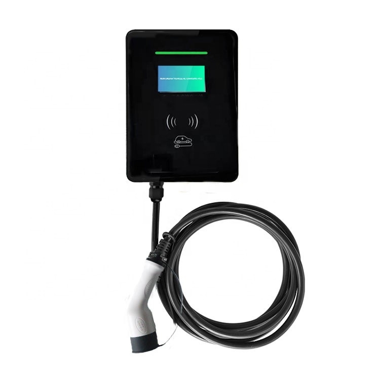 32A Wall Mounted EV Charging Station Level 2 EV Charger For All Electric Vehicles