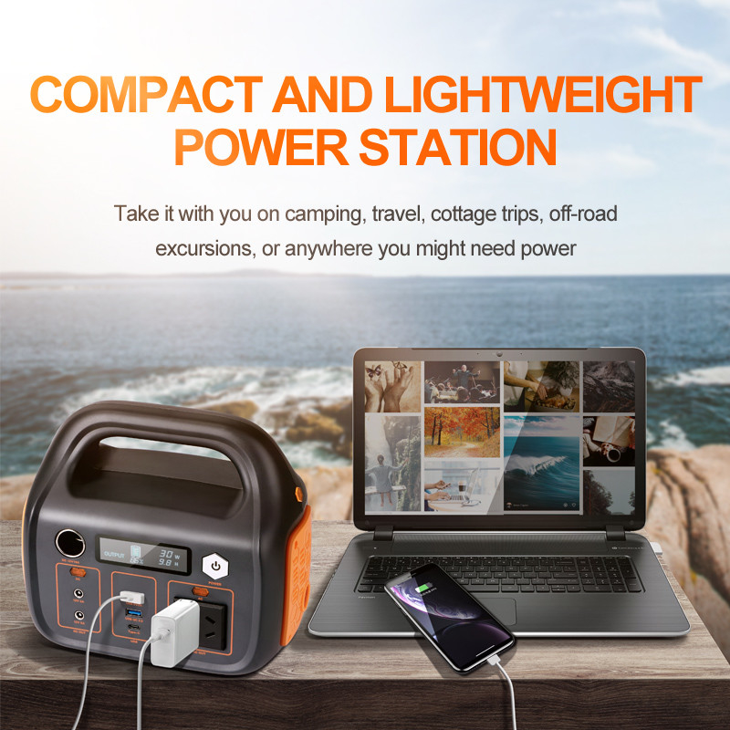 320W Outdoor Solar Energy System Type C ​Portable Power Station USB2.0