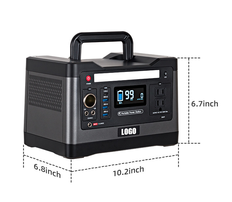 USB2.0 Solar Energy System Portable Solar Generator Pure Sine Wave For Outdoor Van Camping