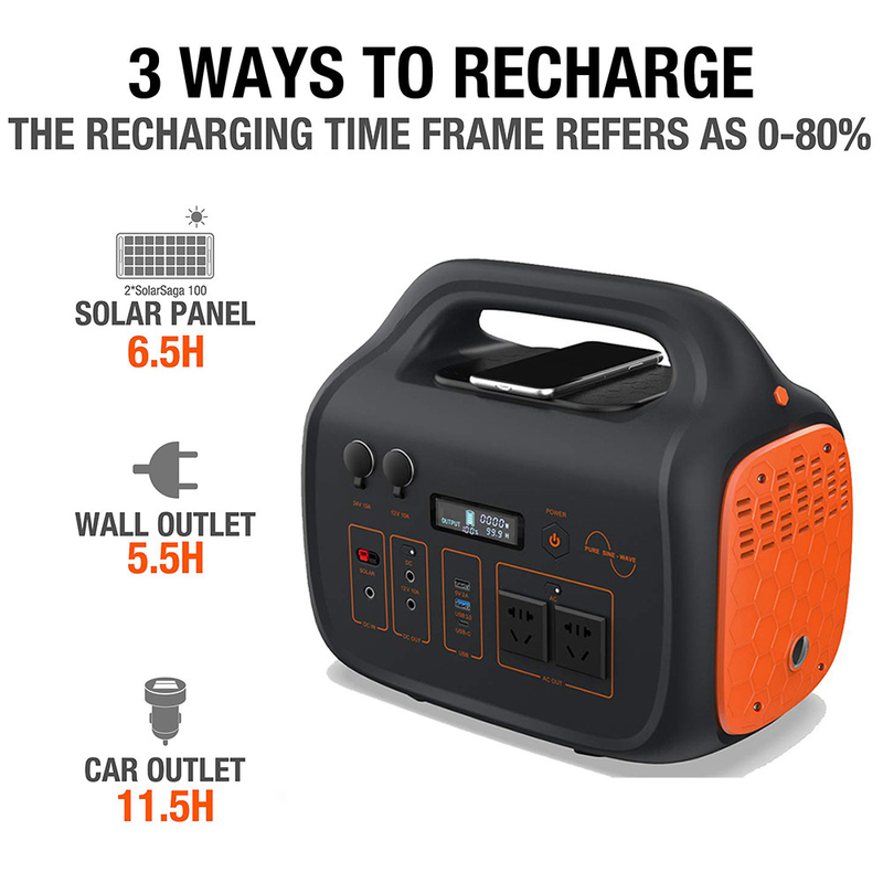 Explorer Solar Energy System 518Wh Outdoor Solar Generator With 500W AC Outlet