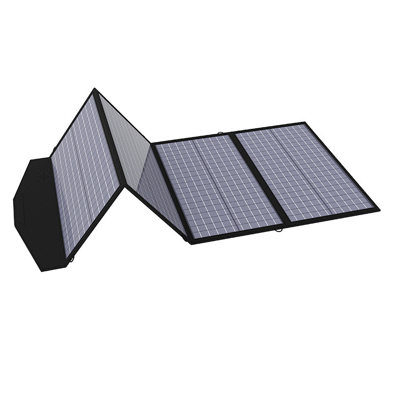 18VDC Solar Energy System Portable Foldable Solar Panel 4 Folds WIth 200W Solar Power Battery