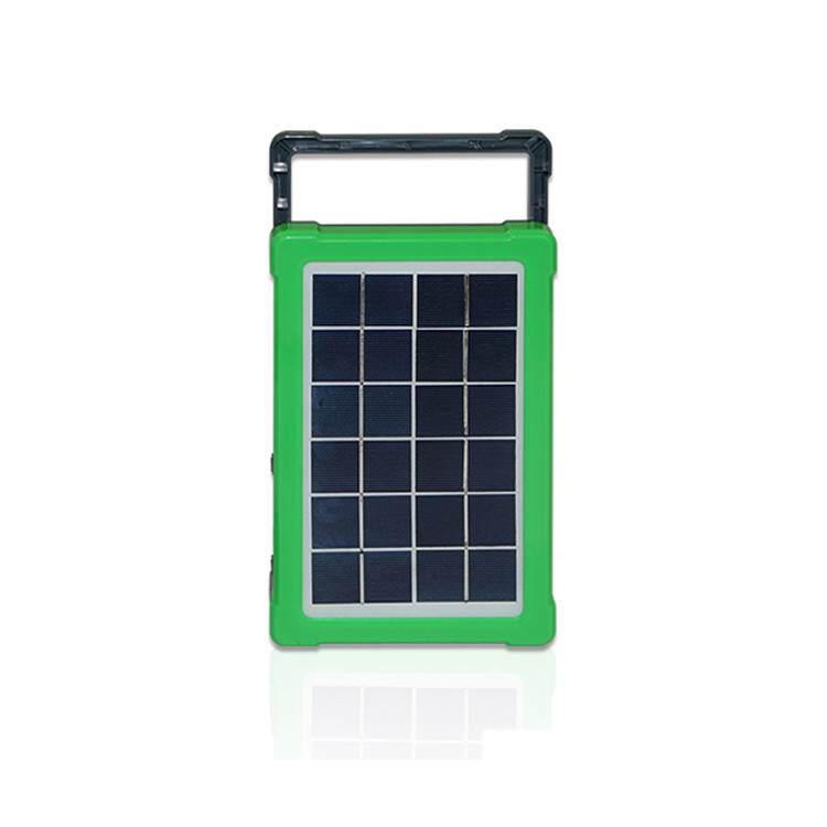 Flashlight Portable Solar Powered Generator Kit Panel For Home Emergency Backup 