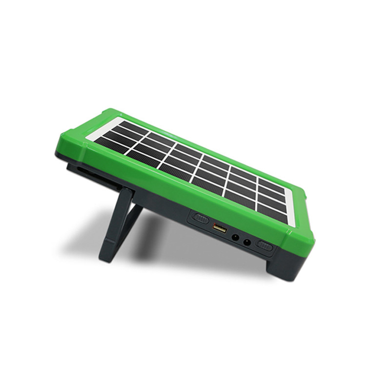 Flashlight Portable Solar Powered Generator Kit Panel For Home Emergency Backup 