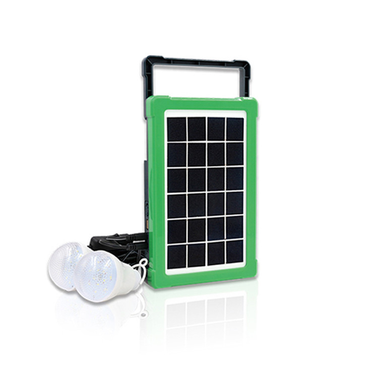 Flashlight Portable Solar Powered Generator Kit Panel For Home Emergency Backup 